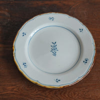 Kazuaki Shimura 志村和晃- Sometsuke Floral 6" Rimmed Plate KAS03