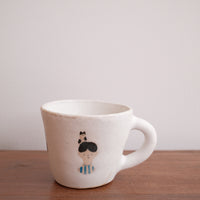 Aya Watanuki 綿貫彩 Mug Large - White Boy