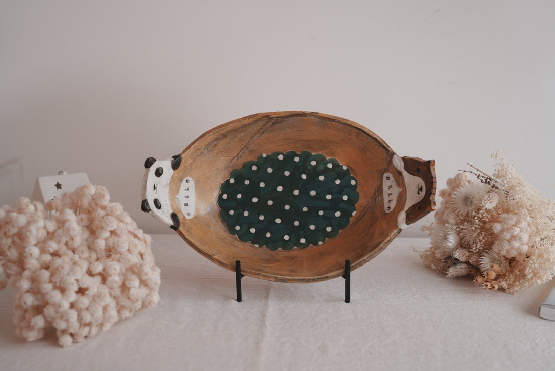 Fumiko Tsuchihashi 土橋文子 - Oval Deep Plate FT13 #2