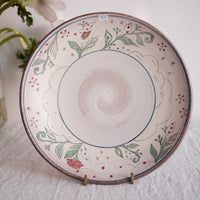 Tsubouchi Mayumi 坪内真弓 Hand Painted Round Plate MT14 - #4