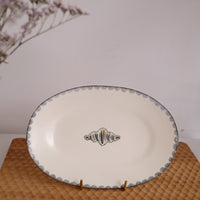 Katsura Saeka Medium Oval Plate - Croissant KA22