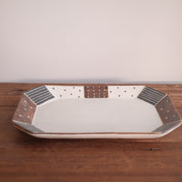 Emishi Kobo 池田匡優&美弥子 - Wide Octagon Plate Medium EK04