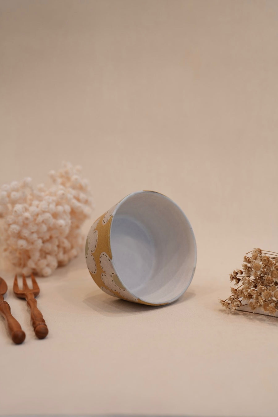 Kei Mitsumochi ミツ持啓 Flower Bowl - Yellow KM67