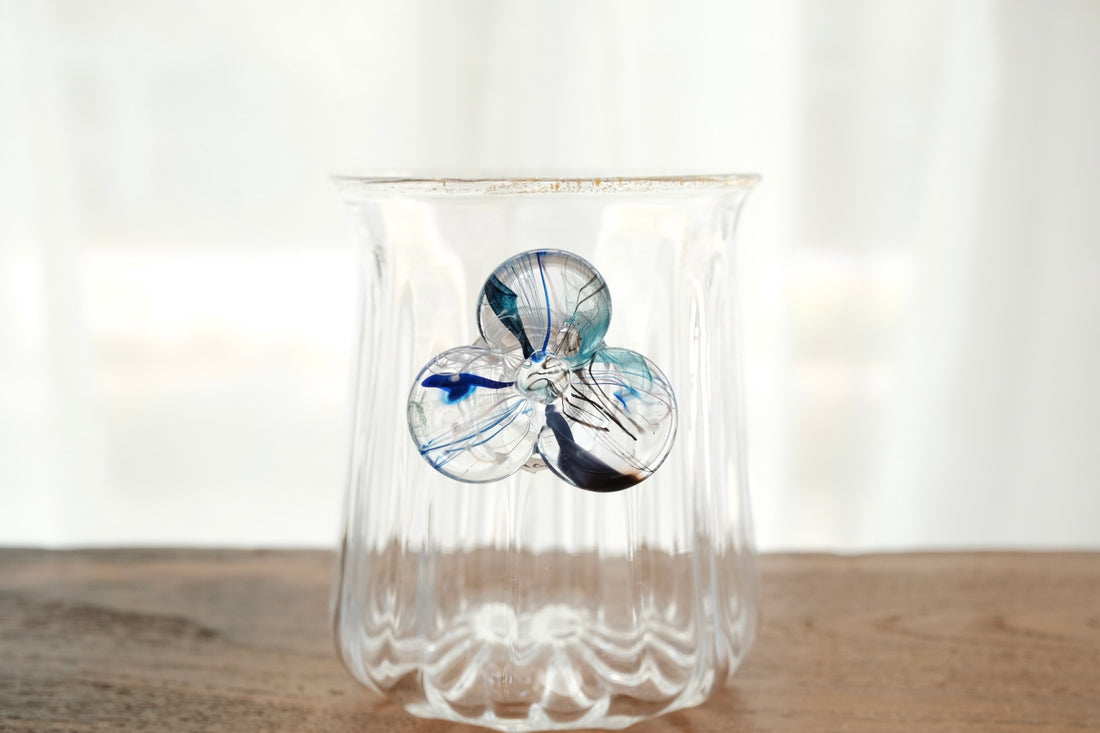 Makiko Kitagata 北形槙子 Lace Flower Handle Glass MG10