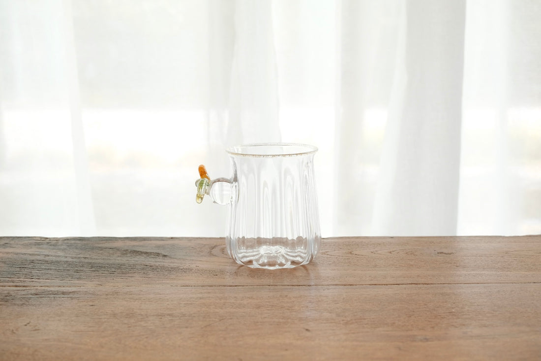 Makiko Kitagata 北形槙子 Lace Flower Handle Glass MG10
