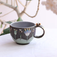 Akemi Nakamura 中村明美 Mug with Animal Deco Handle AN04