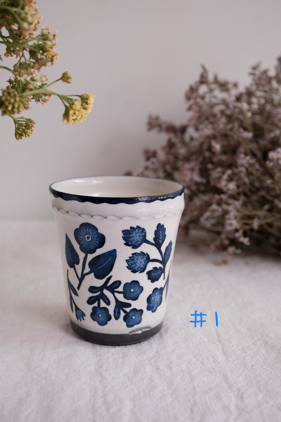 Nakagaki Tomoko Kohiki Hand Painted Free Cup - KP7