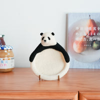 Aya and Yoshiko Wool Felt Animal Coaster - Panda YS05