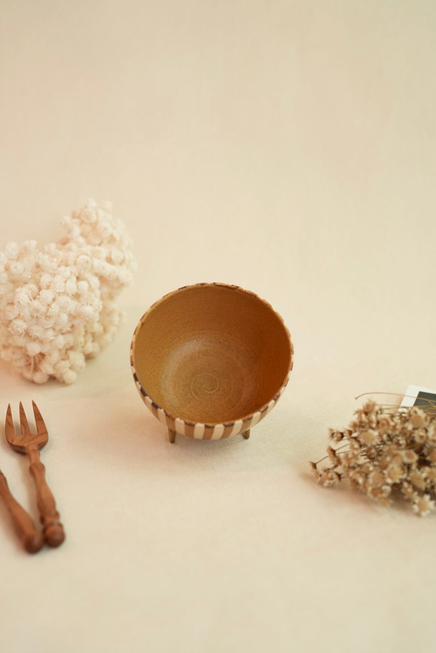 Chiho Yoshida 穗屋工房- Rice Bowl - Strips CY06