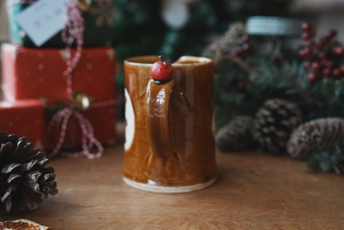 Fumiko Kondo 近藤布美子 - Brown Bear Large Jug FK18
