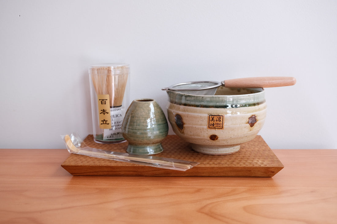 Matcha Bowl Set - Sand