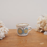 Tomoko Kubo コンガリ舍 White Butterfly Mug TK03