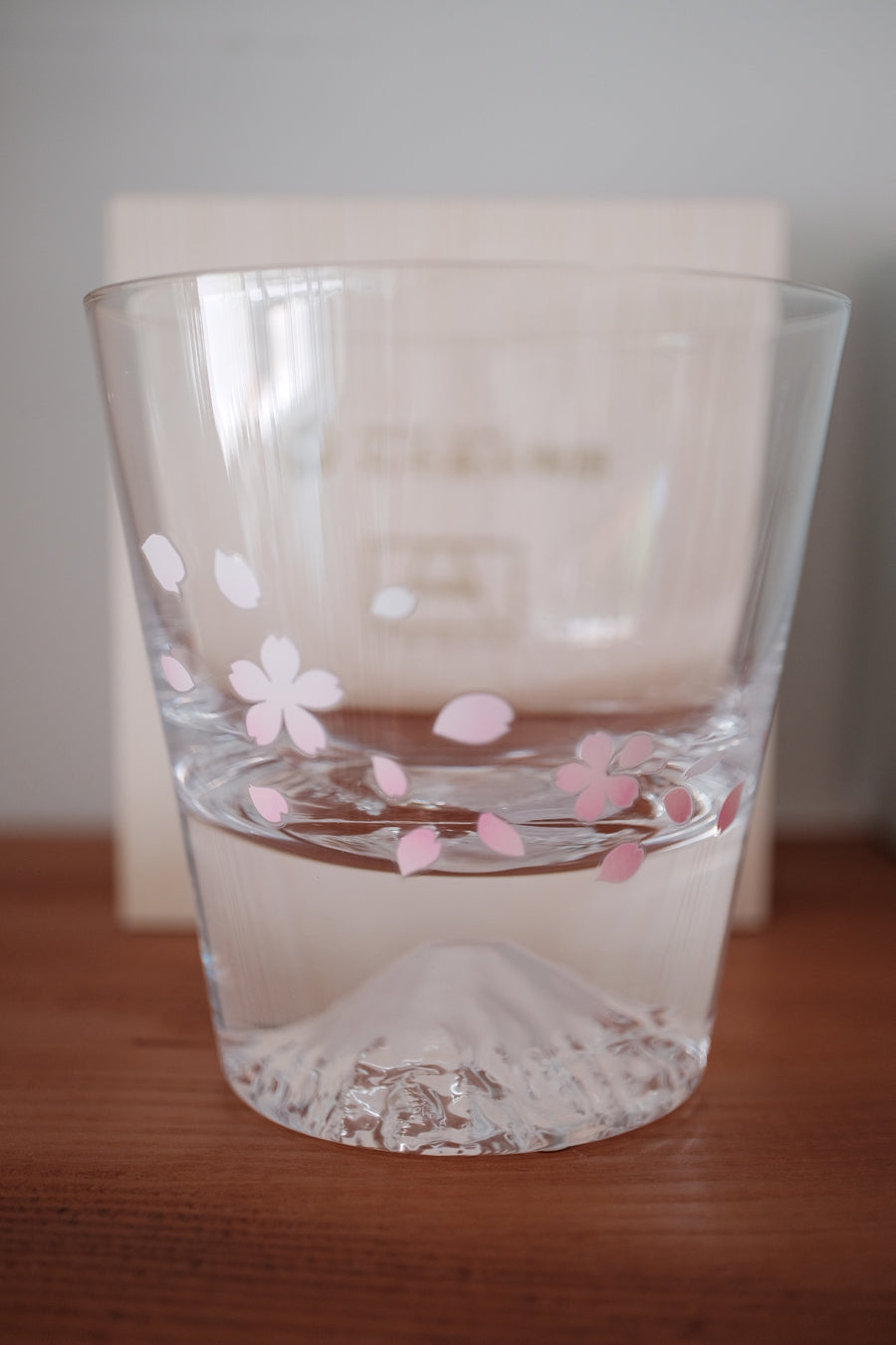 Edo Glass Mt. Fuji Sakura Glass Cup Coloring Changing Cups