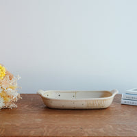 Chiho Yoshida 穗屋工房 - Ceramic Tray with Handle CY08