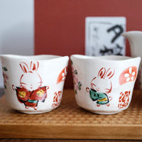 夕立窯 Japanese Style Tea Set - Sakura