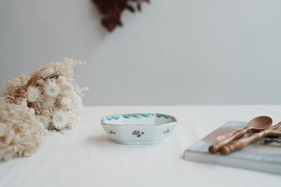 TATA Pottery Studio 田中大輝 & 田边桂- Porcelain Octagon Mini Bowl TP13 #3