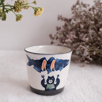 Nakagaki Tomoko Kohiki Hand Painted Teacup  - KP6