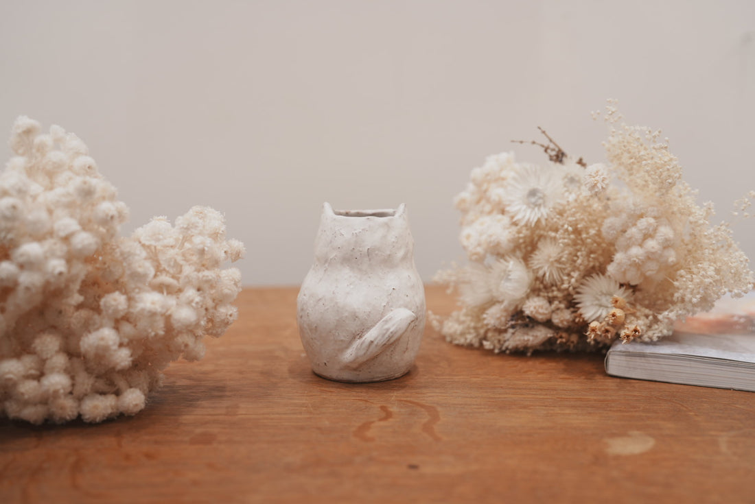 Shoko Matsuura 松浦唱子 Medium Cat Flower Vase SM02 #1