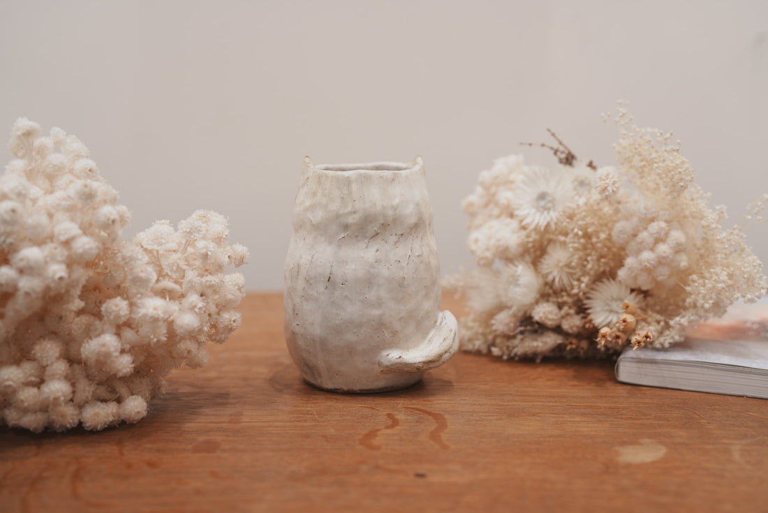 Shoko Matsuura 松浦唱子 Large Cat Flower Vase SM01 #2