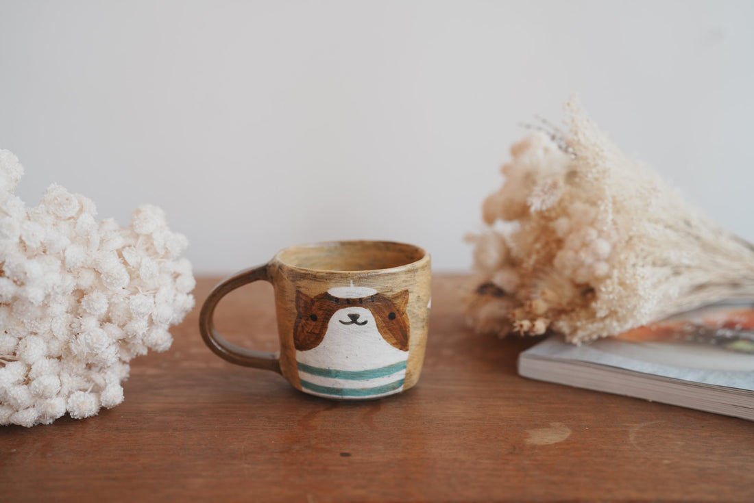 Fumiko Tsuchihashi 土橋文子 - Animal Mug FT02 #15