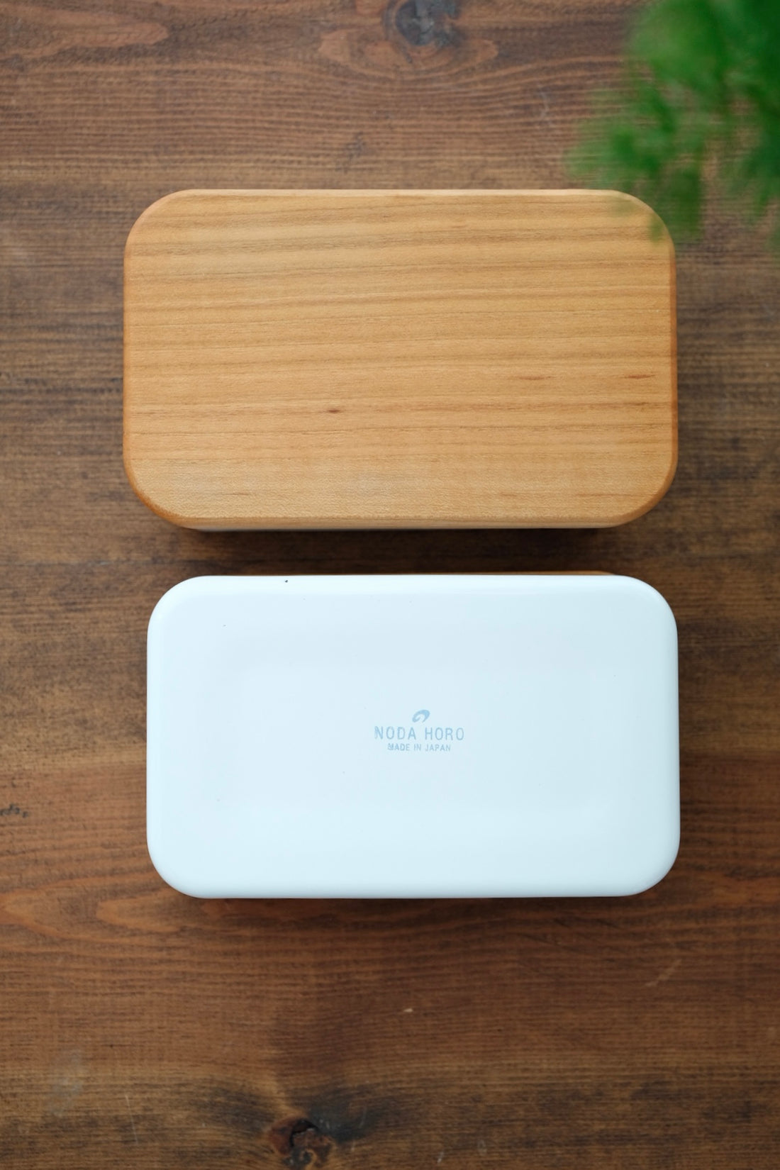 Noda Horo White Series Enamel Butter Case