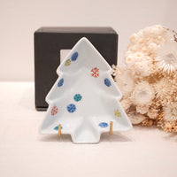 Arita ware - Christmas Tree Dish Set of 2