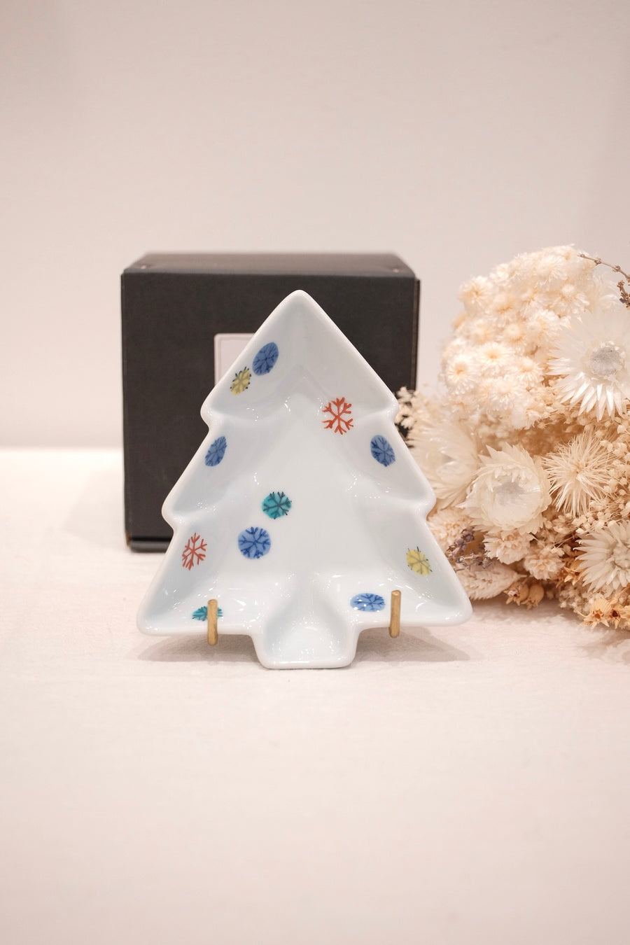 Arita ware - Christmas Tree Dish Set of 2