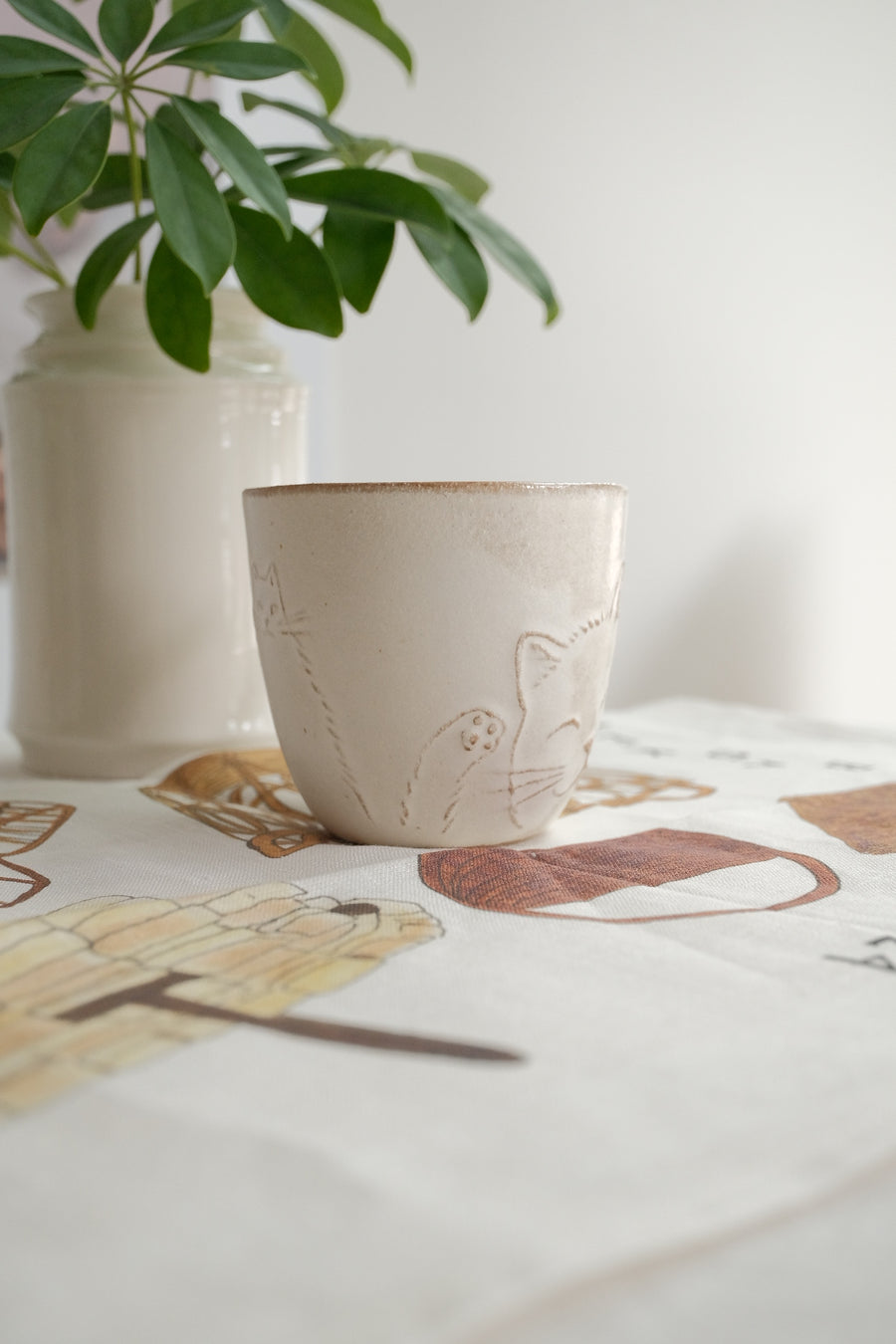 Mashiko Pottery Cat Collection