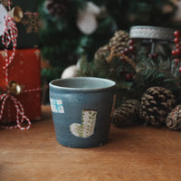 Haruko Harada 原田晴子 Christmas Straight Mug - HH37