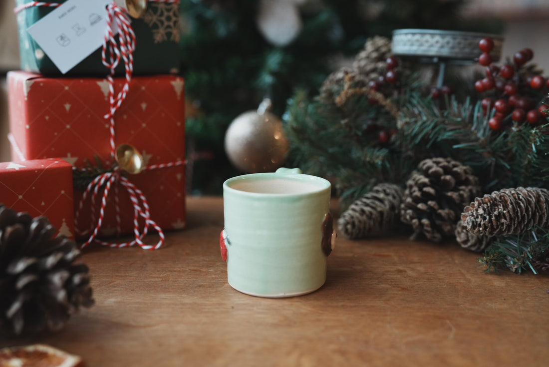 Fumiko Kondo 近藤布美子 - Green Bear Mug FK01