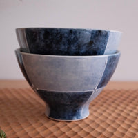 Hasami Ware Checked Rice Bowl