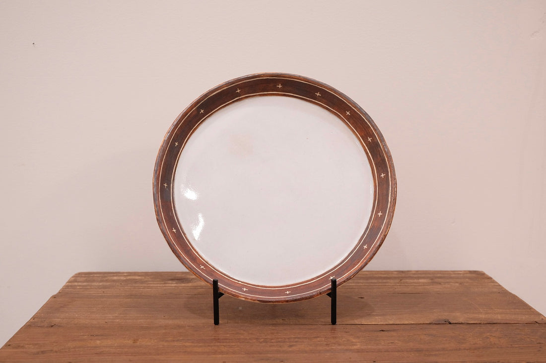 Emishi Kobo 池田匡優&美弥子 - Large Round Plate EK11