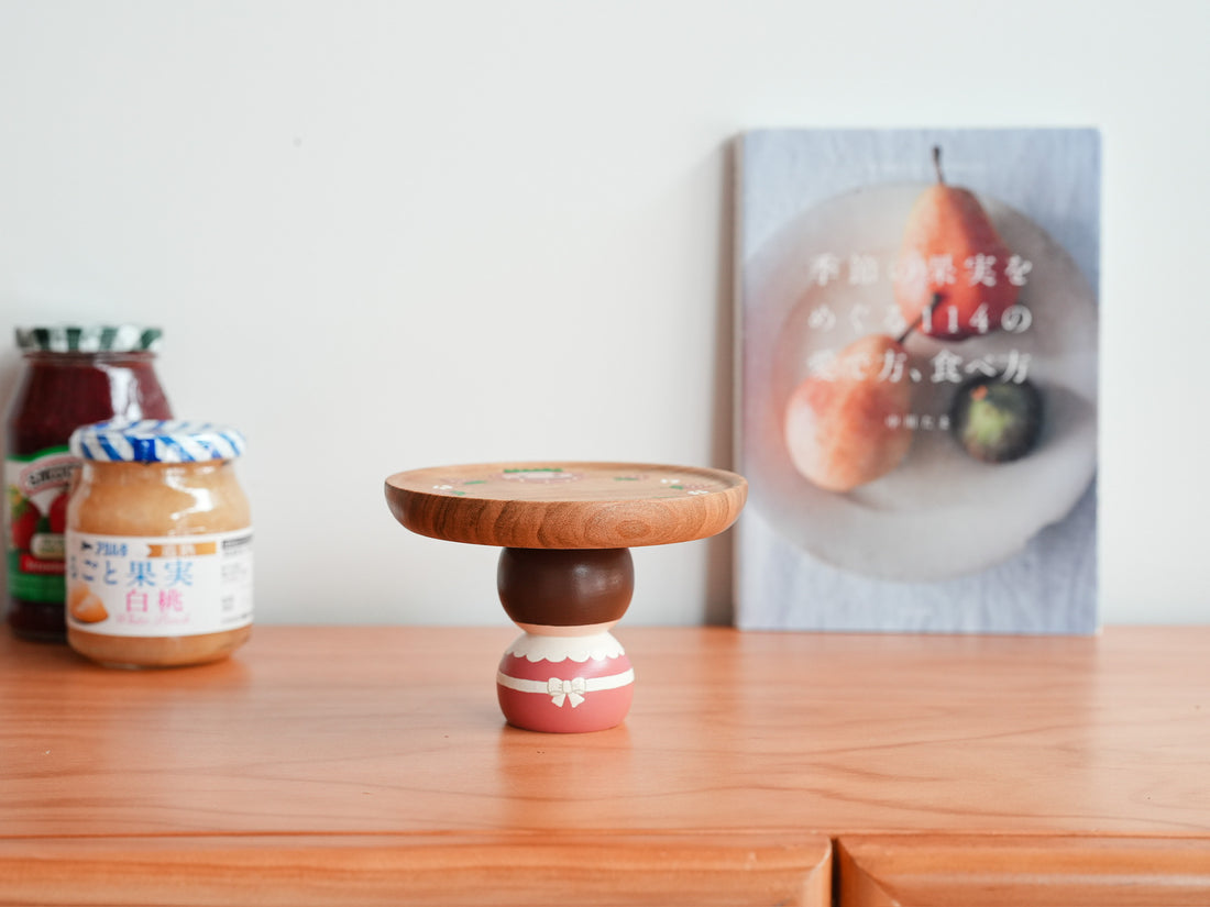 Kiezakka 木繪雜貨 Pedestal Plate - Strawberry KZ03
