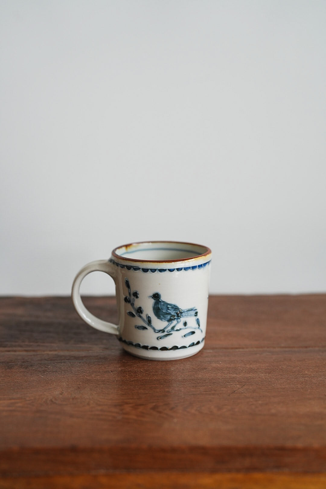 Kazuaki Shimura 志村和晃- Sometsuke Bird Motif Mug KAS05
