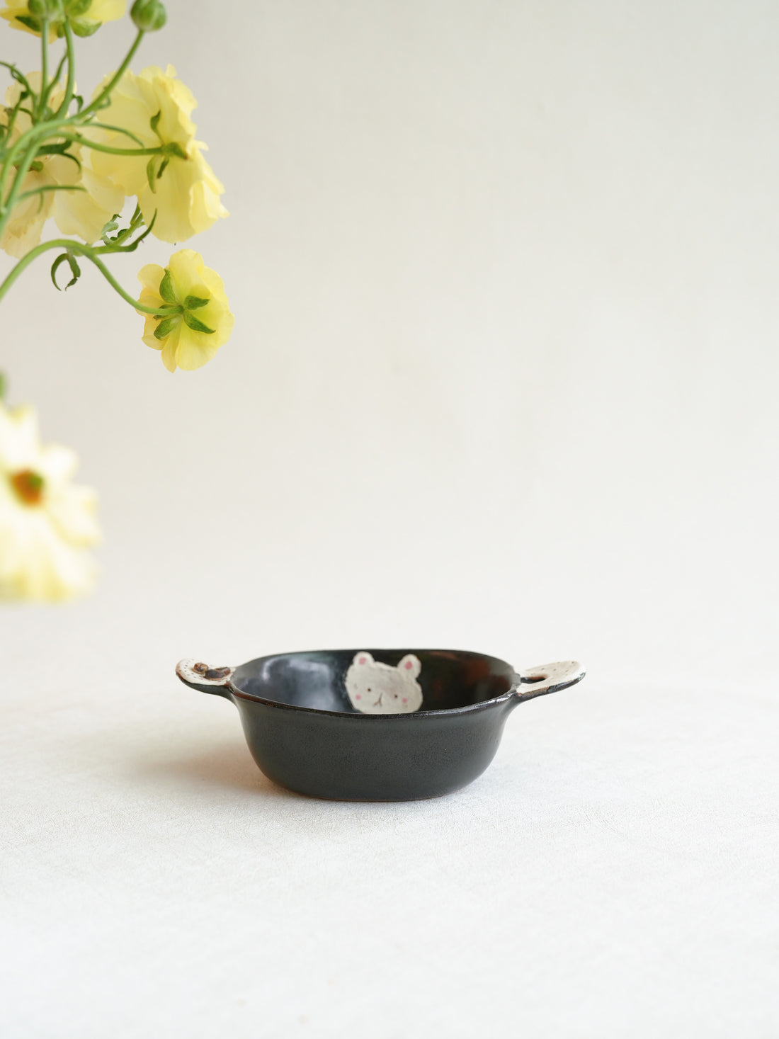 Misuzu Ishigami 石神美鈴 Small Double Handled Animal Square Plate MIS12