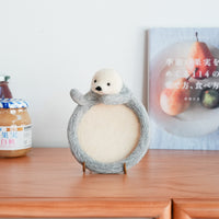Aya and Yoshiko Wool Felt Animal Coaster - Otter YS08