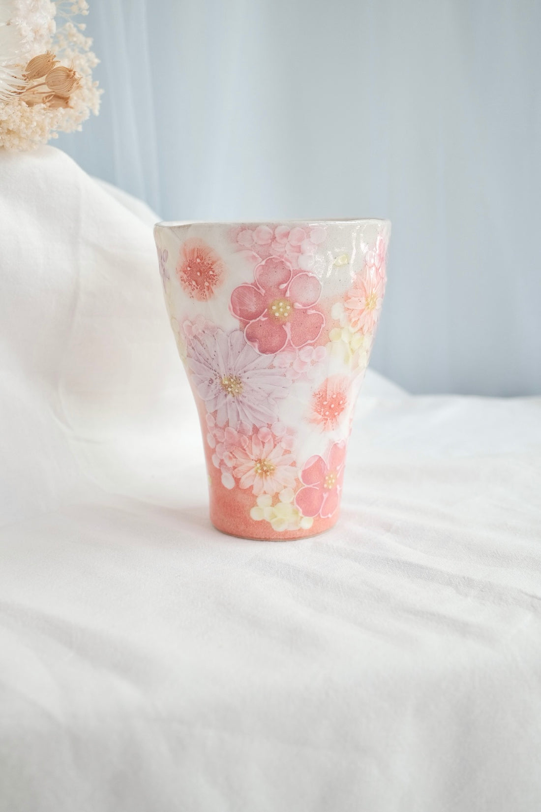 Seto Ware Flower Coke Cup