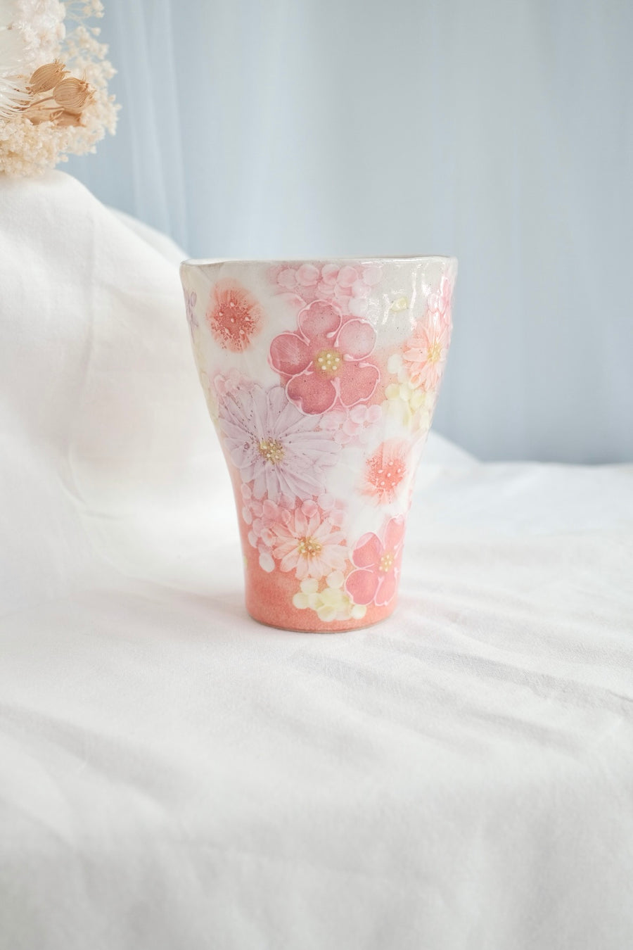 Seto Ware Flower Coke Cup