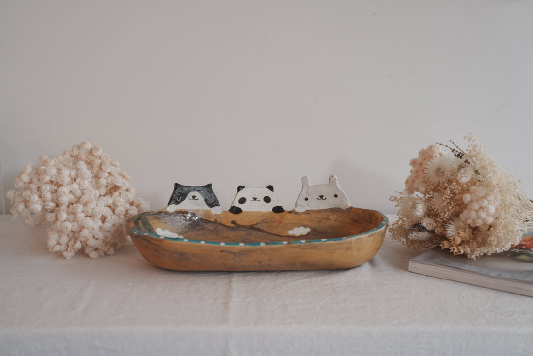 Fumiko Tsuchihashi 土橋文子 - Large Oval Deep Plate FT20 #2