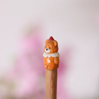 Ayataro Small Spoon - Orange Bear - aya11