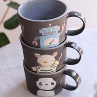 Akemi Nakamura 中村明美 Animal Mug AN03