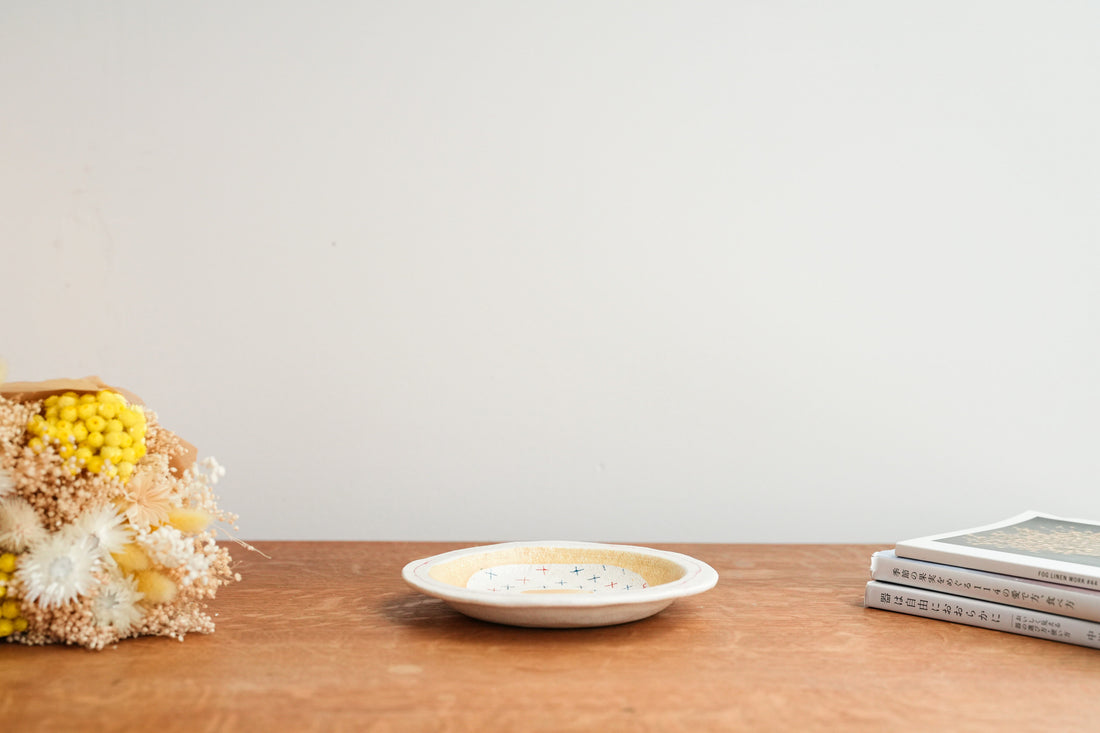 Hapun Pottery 拝志睦子 Small Plate HP14