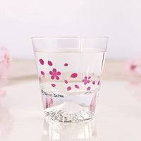 Edo Glass Mt. Fuji Sakura Glass Cup Coloring Changing Cups