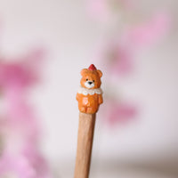 Ayataro Small Spoon - Orange Bear - aya11