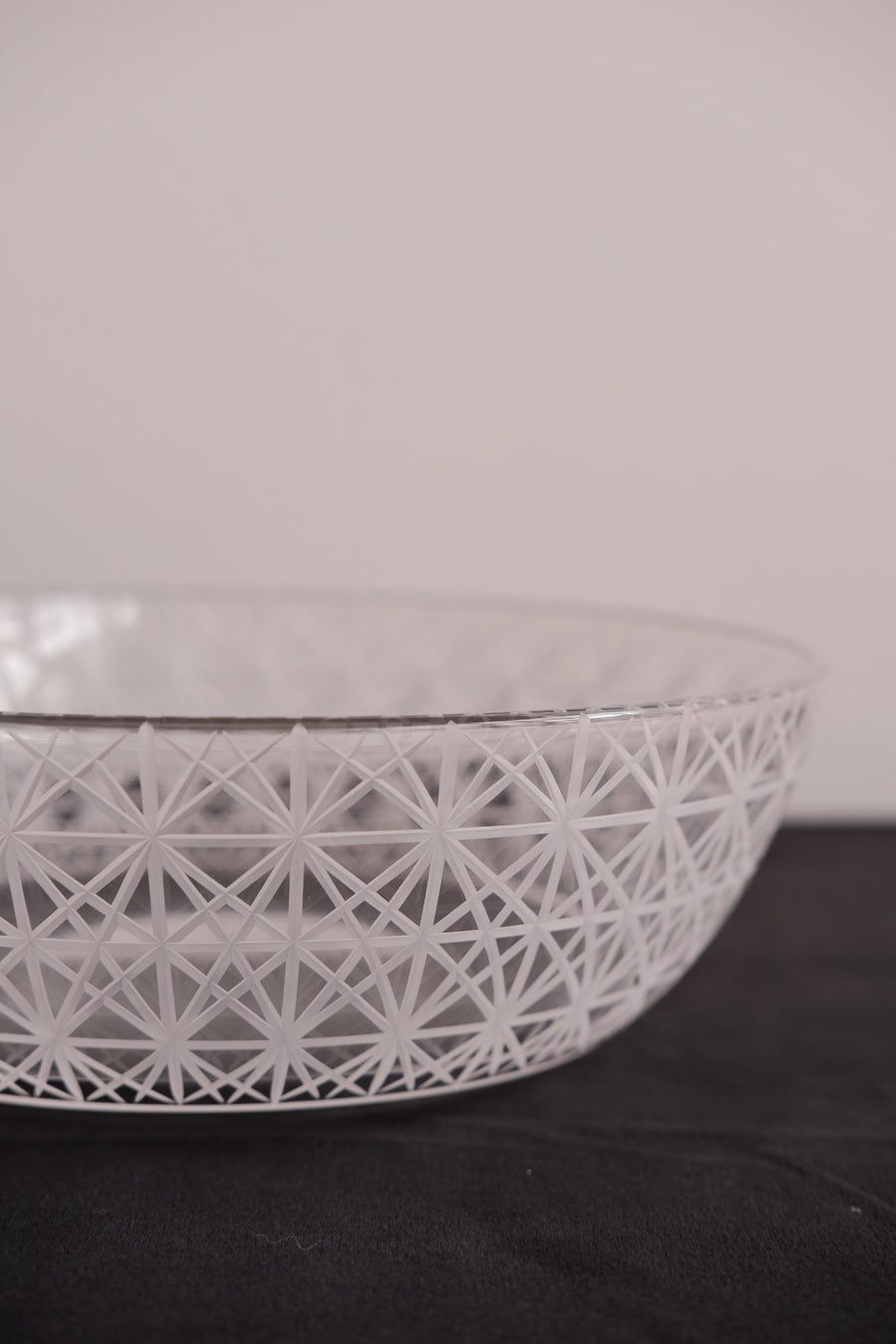 Miki Yamaguchi 山口未来 Kiriko Glass Large Bowl Vine