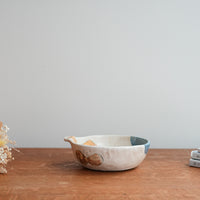 Hapun Pottery 拝志睦子 Medium Deep Plate HP05