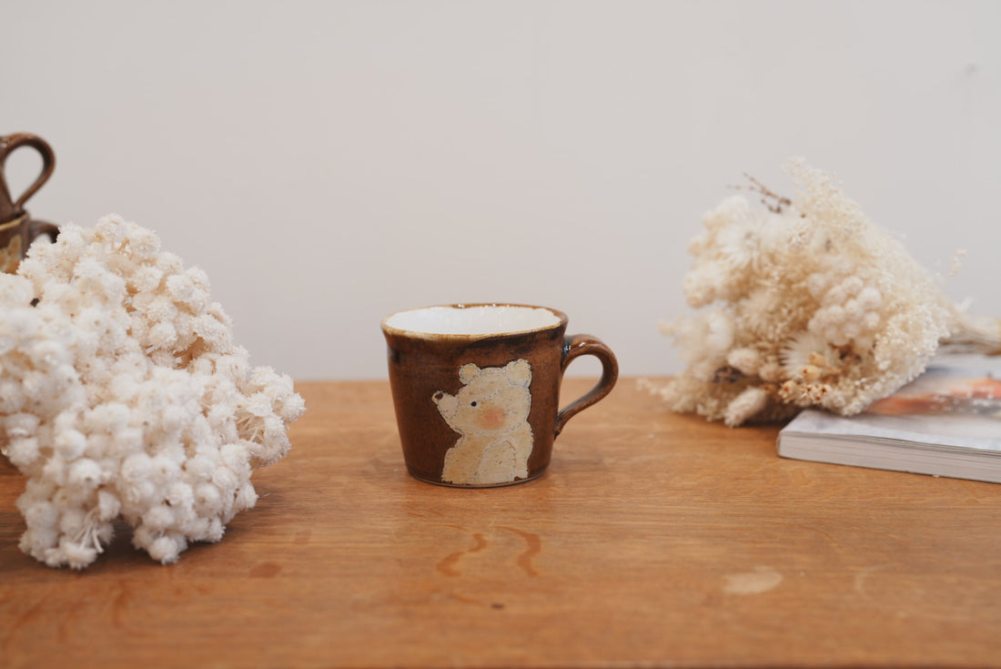 Tomoko Kubo コンガリ舍 Brown Bear Mug TK05