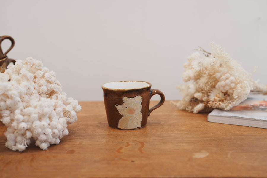 Tomoko Kubo コンガリ舍 Brown Bear Mug TK05