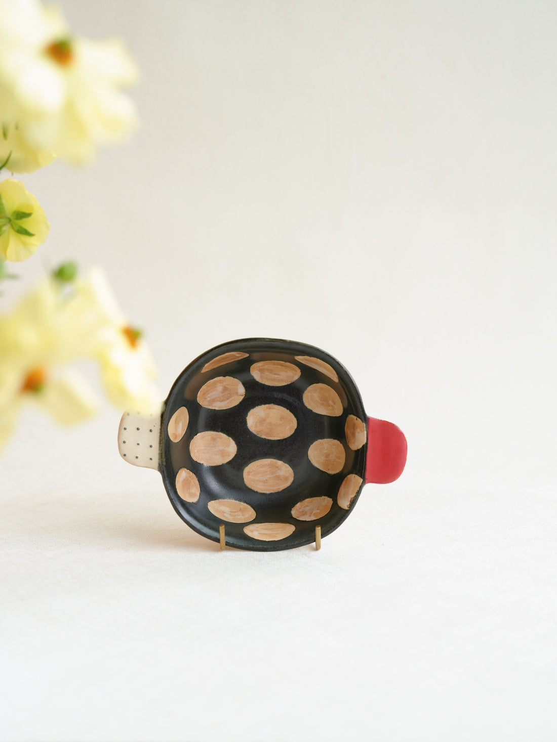 Misuzu Ishigami 石神美鈴 Small Double Handled Animal Square Plate MIS12