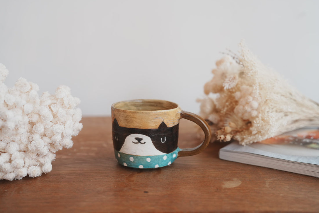 Fumiko Tsuchihashi 土橋文子 - Animal Mug FT02 #8